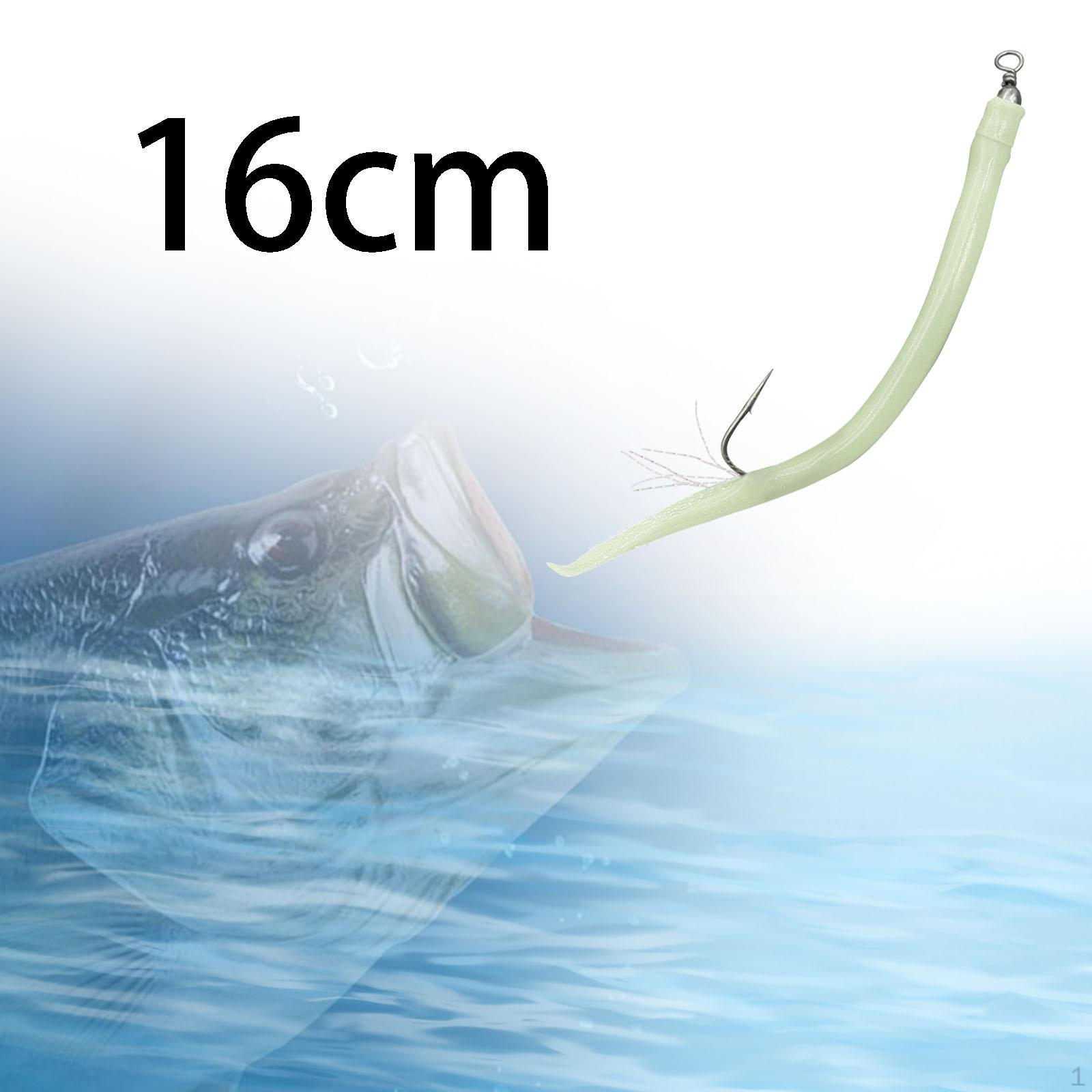 

Рыболовный крючок Мягкая приманка 16 см Прочные реалистичные приманки для троллинга для окуня зелёный