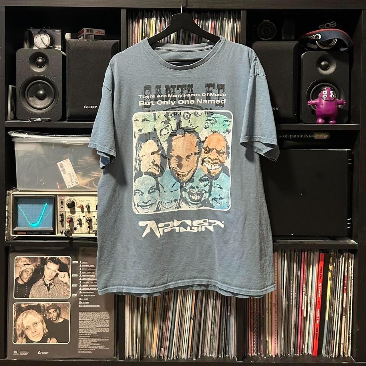 Aphex Twin “Many Faces chacoal color reprint shirt AN65106 Unisex T-Shirt L