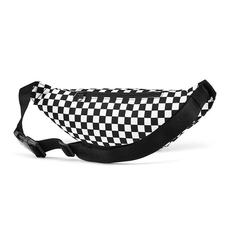 Vans Polyester Crossbody Bag , Sling Bag , Fanny Pack Regular Unisex Black / White (Unisex) Fanny Packs VN0A45GXHU0
