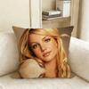 BBritney SSpears Pillow Case Living Room Sofa Cushion Cover Suitable For Home Bedroom Room Decoration