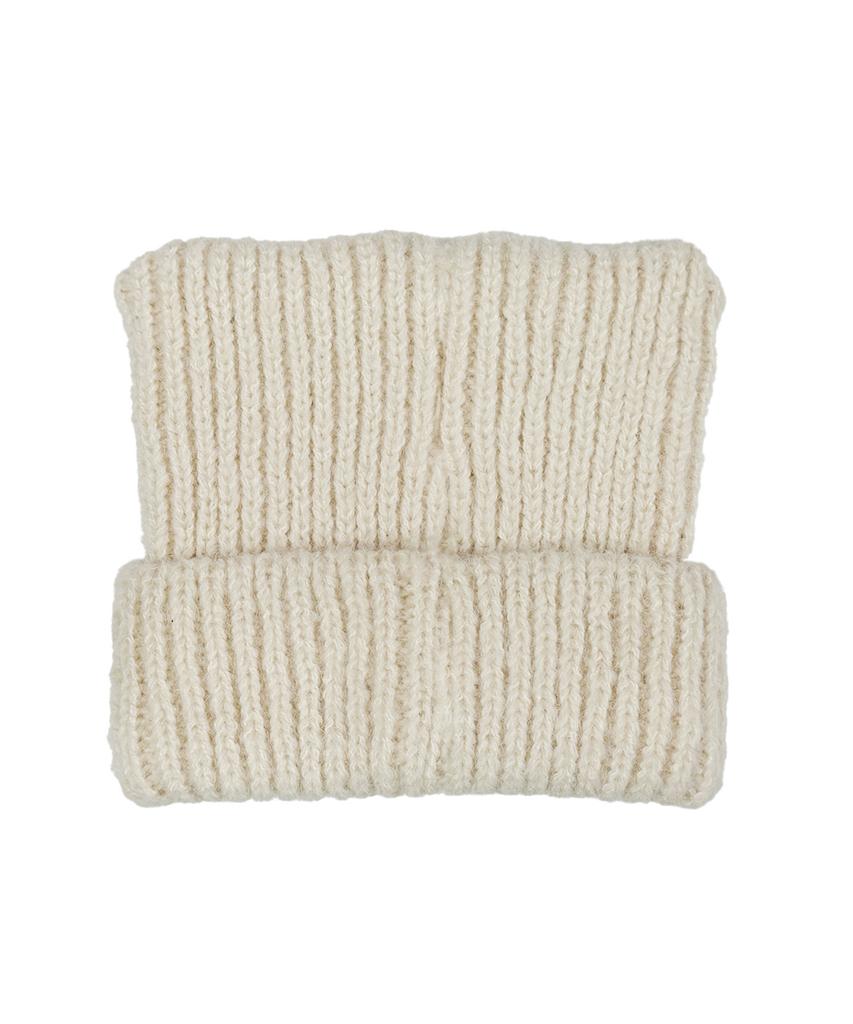 Tansanmageunesyum Logo Cat Beanie (Ivory)