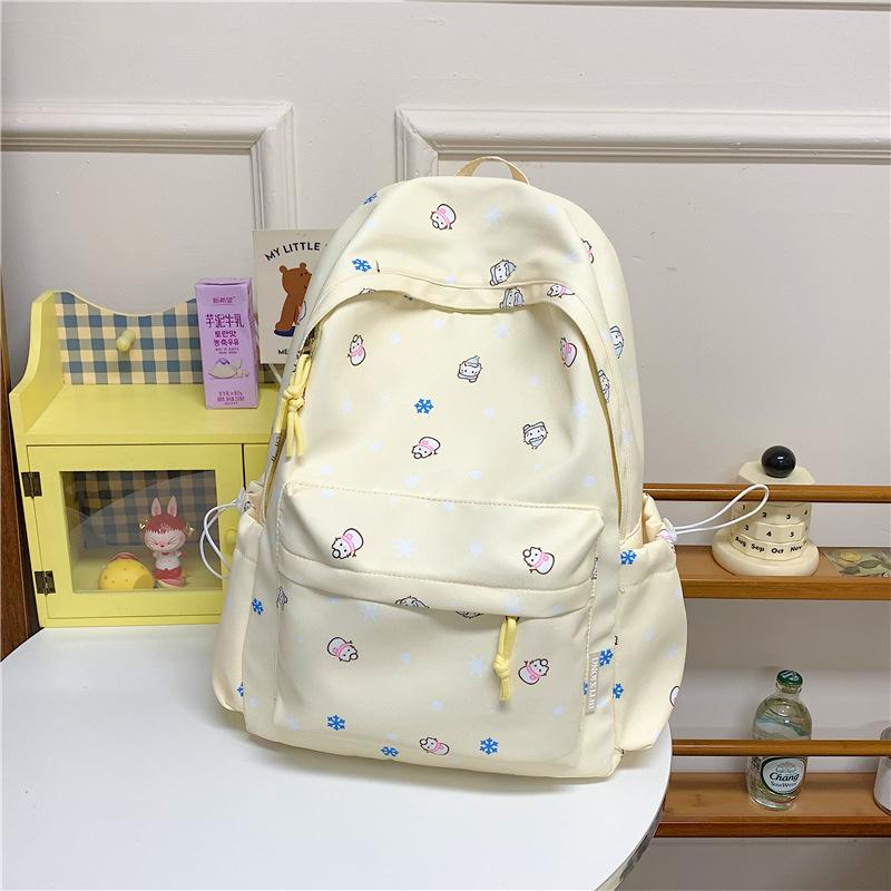 Schoolbag high value campus sweet cute schoolbag Japanese students female large capacity casual light junior high school students backpack