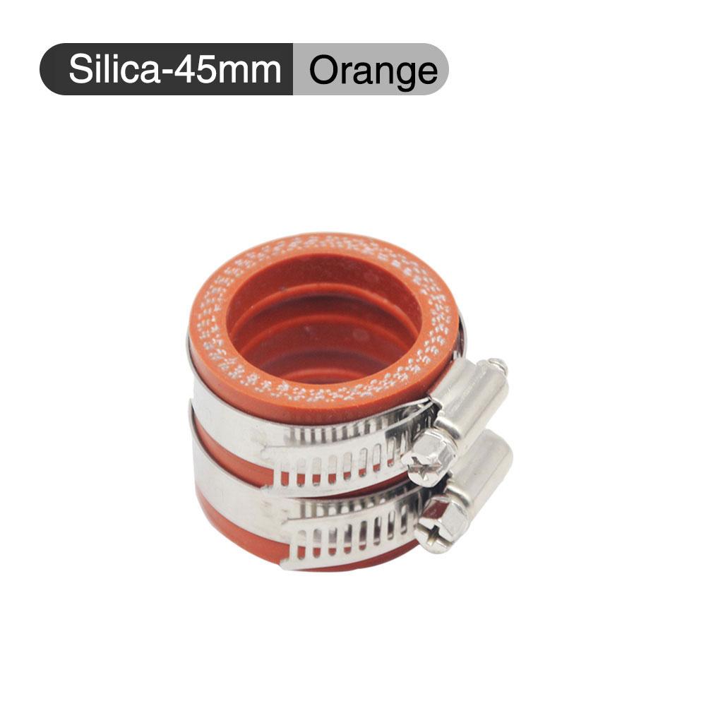 ZSDTRP 35 40 45 50 55mm Motorcycle Carburetor Rubber Adapter Inlet Intake Pipe For MIKUNI KEIHIN KOSO PWK Carburetor Accessory