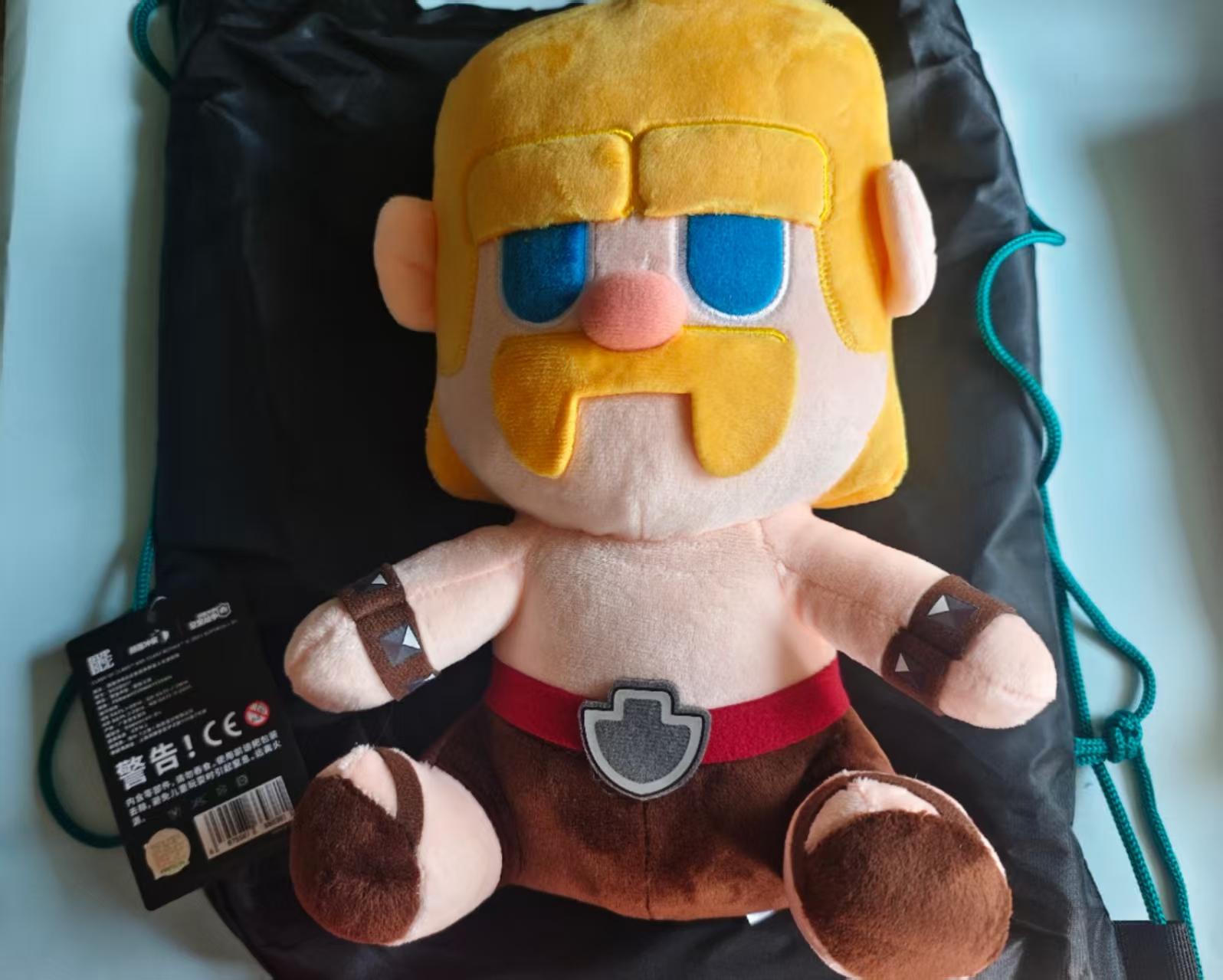 100% Supercell Plush Toy Clash Royale Clash of Clans Barbarian Plush Toy Cute Game Character Collection Toy