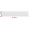 Balcony Privacy Screen HDPE 75x400 Cm White