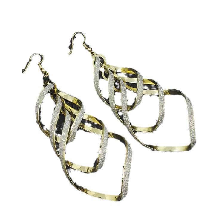 Trendige Rock Punk Spiral Ohrklemmen & Hängeohrringe für Damen