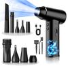 Wireless Air Duster 110000RPM Dust Blowing Gun USB Cordless Compressed Air Blower Keyboard Car Vacuum Cleaners For Detailing