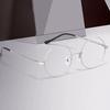OptiZen Reading Glasses, +1.00 to +3.50, Unisex, Stylish Round Frame, Blue Light Blocking, Memory Foam, Ultra Lightweight, for Reading, Computers, and