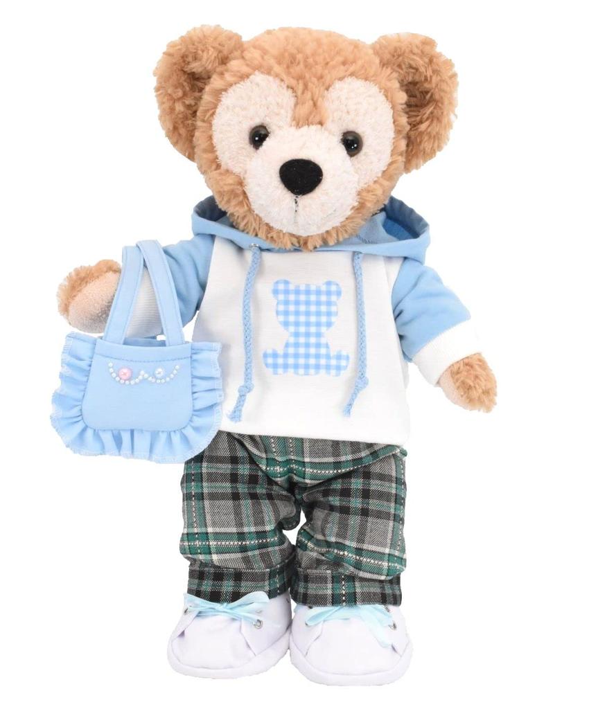 Teddy Bear Online Store Alice Duffy Dress-Up Costume with Backpack, Casual Style, No Body, Size S