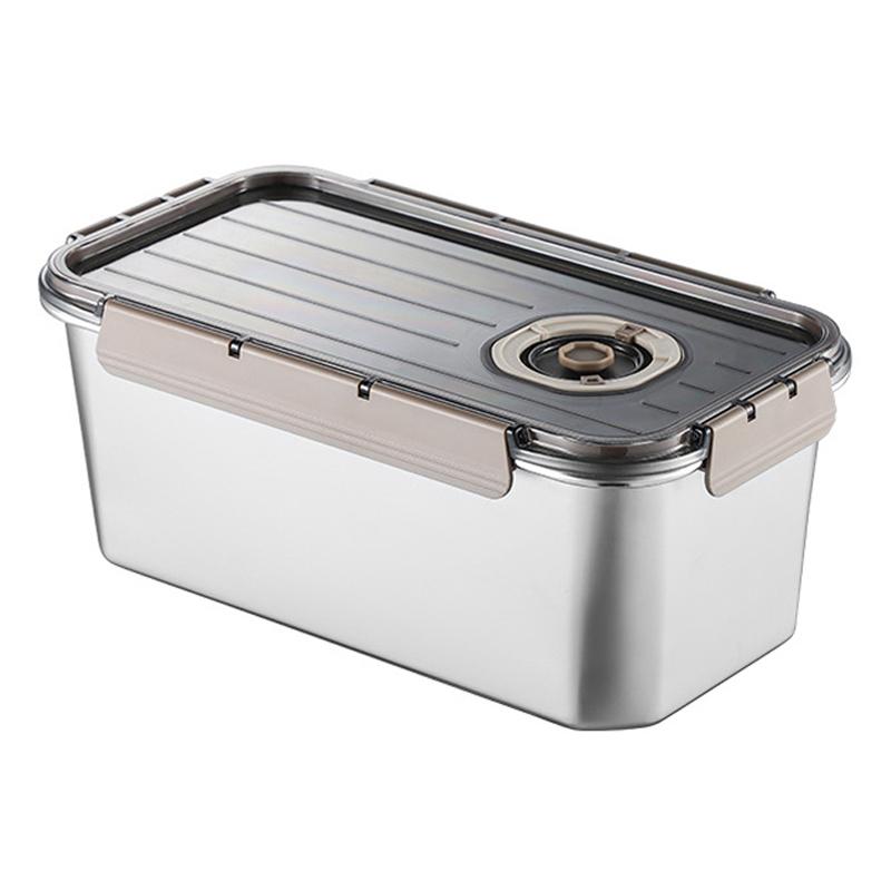 

MeyJig нержавеющая сталь ланч-бокс холодильник пищевой контейнер герметичный контейнер для хранения запечатанный контейнер для бенто 2200ml