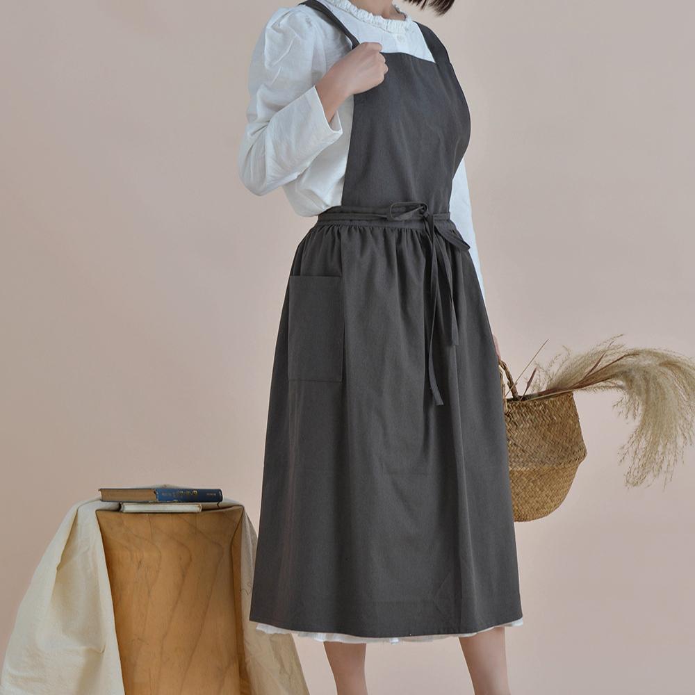 Waterproof Restaurant Stylish Design ApronFlorist Apron Cotton Gardening Coffee Shops Kitchen Apron for Baking Cooking  BBQ & Grill Cleaning