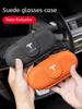 Car Visor Glasses Case Sunglasses Case Glasses Storage Case For Tesla Model 3 Model Y Model S Model X Auto Interior Accessories