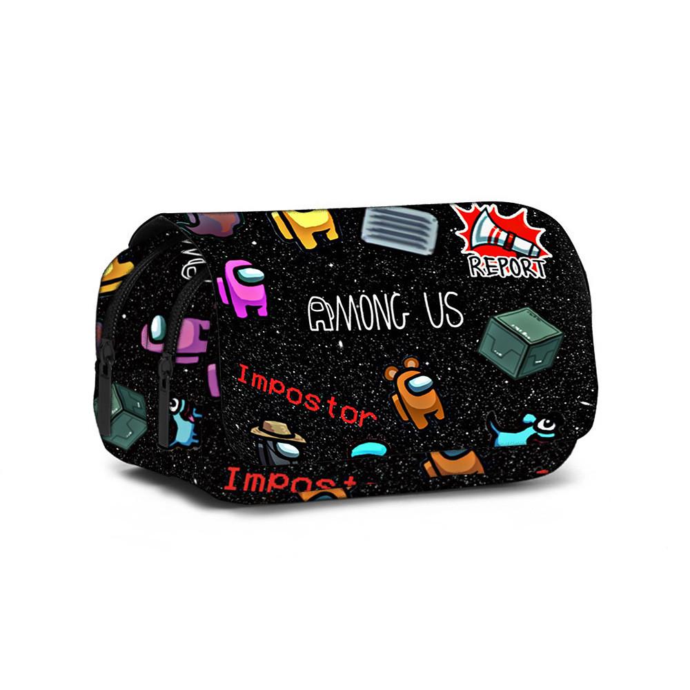

Among Us Pencil Case Storage Bag With Polyester Material For Kids And Teens