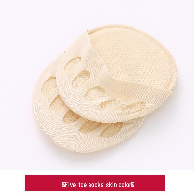 

Women s Summer Breathable Half Toe Socks - Forefoot Pad Five-Finger Boat Socks, Invisible Open Toe Design. Bare Socks (No Packaging)