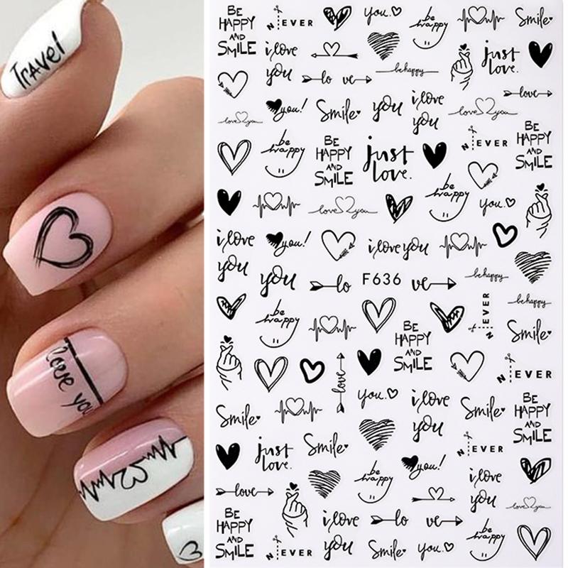 1PCS Sakura Nail Stickers Dandelion Nail Art Decoration Nail Decals Tulip Self-adhesive Flowers Stickers Press On Nails Stickers