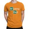 Men's T-Shirts Sign Vintage 100% Cotton Tees Short Sleeve B-Breaking Bad T Shirt Crewneck Clothes Summer