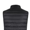 Emporio Armani EA7 Letter Quilted Zip-Up Stand Collar Down Vest Men Vest Black 8NPQ01-PN29Z-00208