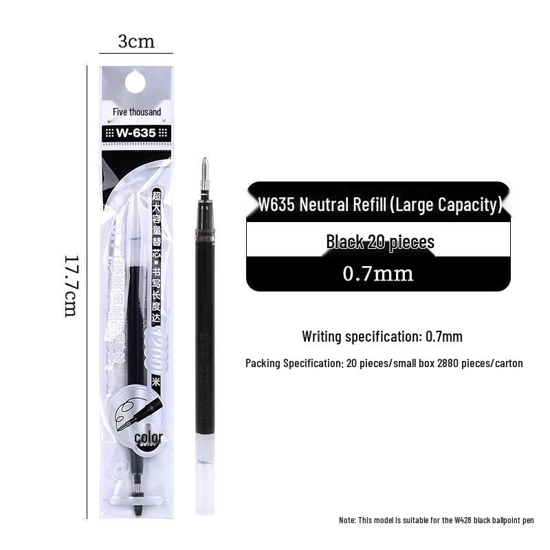 Schwarzer Neutraler Kalligraphie-Stift: 5000-Jahres-Großkapazität, Schreibübungen für Schüler, Grüner Augenschutz