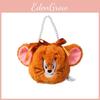 And Jerry Tom Handbag Animal Shaped Plush Wallet Pearl Bundle Mouth Gift