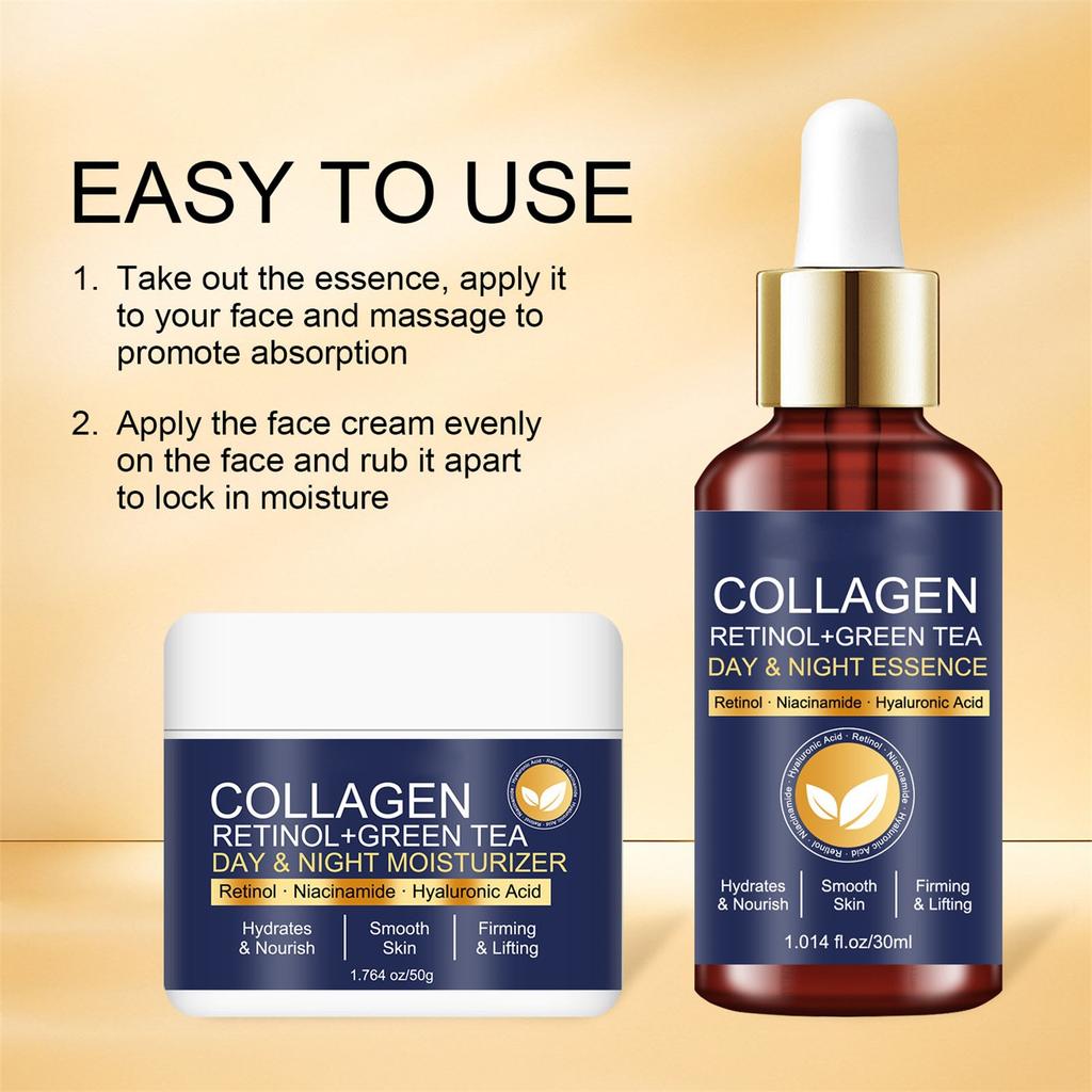 Sérum 30ml + Crème Hydratante 50g Hydratant, Liftant, Raffermissant Et Lissant La Peau