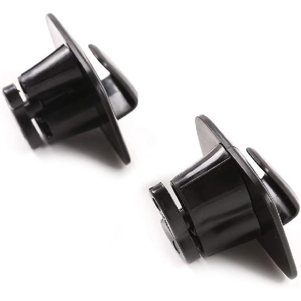 ABS-Kunststoff-Innendachhaken-Aufhängerhaken-Dekoration, passend für Volvo V90 S90 XC40 XC60 XC90 2015-2020 2021 2022(Schwarz)