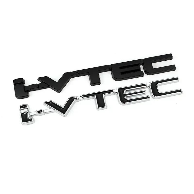 For Honda City CB400 CB750 I-VTEC VFR800 Civic Accord Odyssey CRV SUV Spirior 3D Metal Car Sticker VTEC Logo Emblem Badge Decals