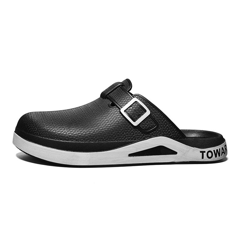 Clogs Slippers For Men Garden Shoes Casual Waterproof Beach Summer EVA Flat Sandals Vacation Pool Men Shoes