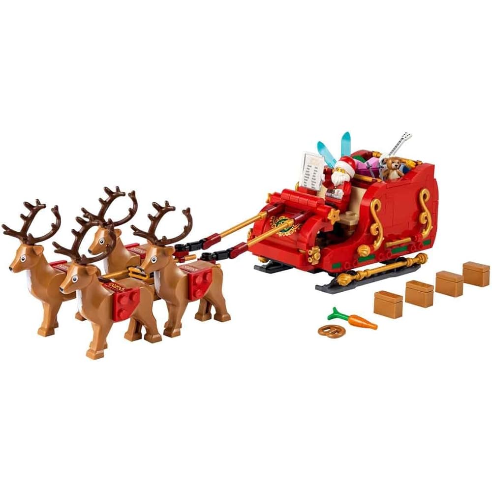 LEGO Santa's Sleigh Toy Building Set for Kids 9-11 Years Old Decorative Blocks