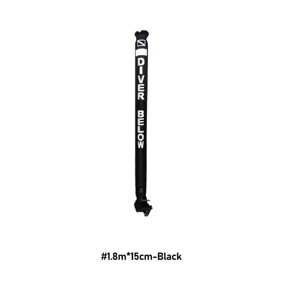 1.2-1.8M Inflatable Diving Safety Sausage SMB Signal Tube Surface Marker Buoy Scuba Diving Gear