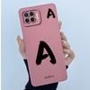 For OPPO F17 Oppo F17 Pro Case Oppo A73 A93 Reno 4F Back Cover TPU Silicon Lucky Initial Letter Couples Phone Bumper Soft Case