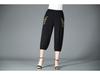 Mom's Summer Embroidered Cotton Linen Pants - Breathable Casual Fit for Women