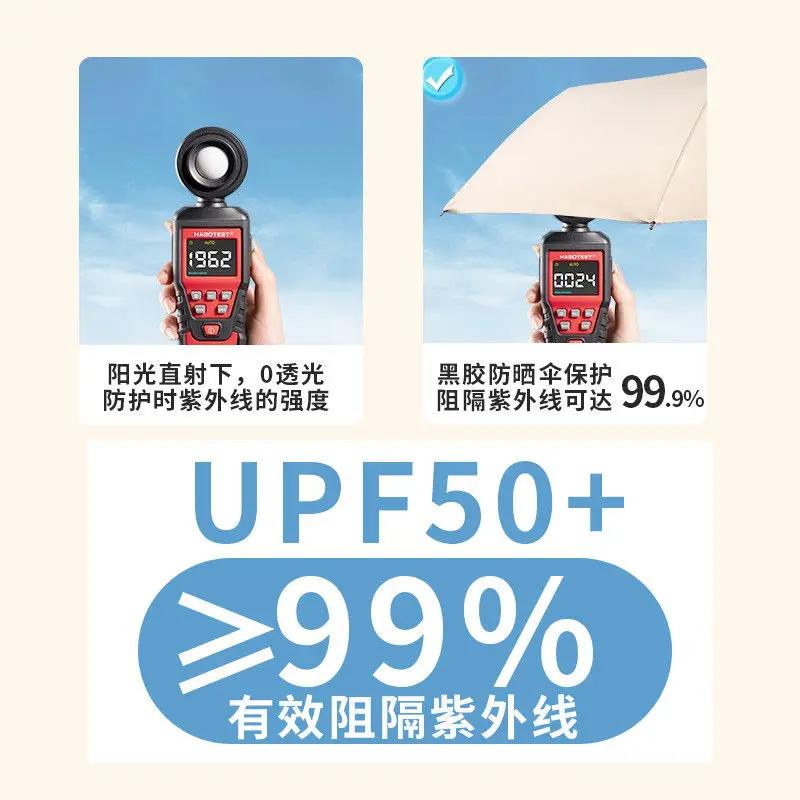 Wordt geleverd met waaierparaplu tien baleinen automatische vouw zonwerend schaduw dubbele koeling regen en zonnescherm waaierparaplu