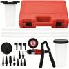 21pcs Hand Held Vacuum Pump Tester Set Vacuum Gauge and Brake Bleeder Kit for Automotive  Auto Diagnostic-tool