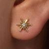 Boucles d'oreilles Puces Étoile Femmes Puces d' Oreille Étoile Strass Puces Scintillantes Minimalistes Port Quotidien Bijoux de Fête Cadeau pour Elle