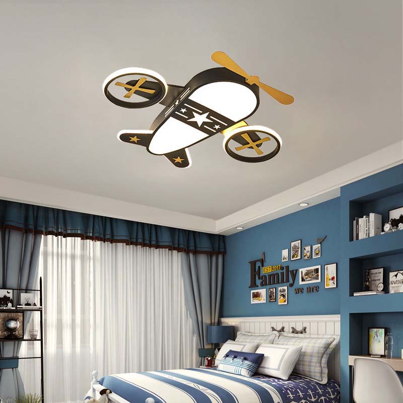 Kids Room Lighting Bedroom Lamps and Lanterns Modern Simple Scandinavian Boys and Girls Creative LED Ceiling Lighting