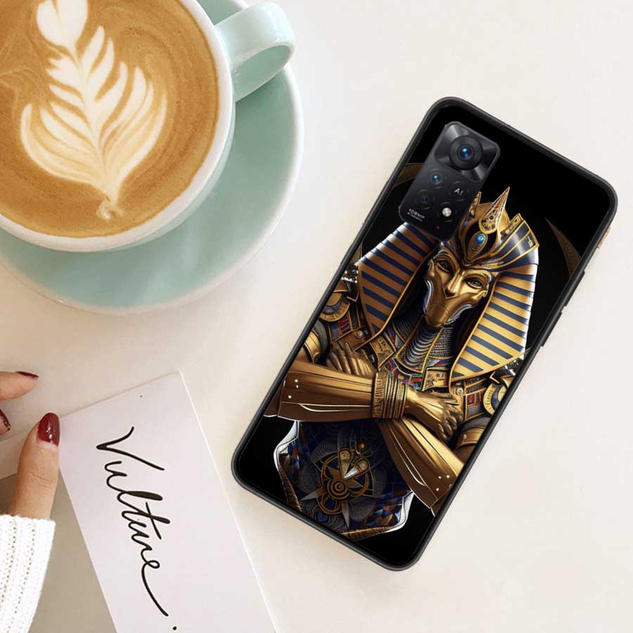 Egyptian Pharaoh's Mummy Phone Case For Redmi 13C 14C Note 13 14 Pro 5G Plus 12 12C 10 10A 10C 9 9A 9C 9T 8 8A K70 Pro Xiaomi Co