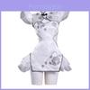 Traje Cosplay Ziping Yin de Naraka Bladepoint Para Jogo Anime Role Play Com Tecido Estampado Para Adolescentes