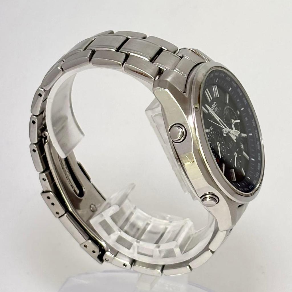 Used [Operating and received radio waves] CASIO Lineage Men's Watch Tough Solar Date