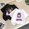 Children T-shirt Kid T Shirt 2-13Y Cool Girl Printed Kids 100% Cotton Clothes Tshirt Tops Tee