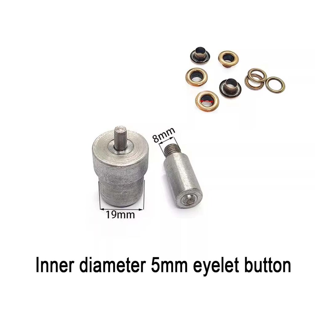 1.5~12mm Eyelet Button Hand Pressing Mold, DIY Eyelet Button Manual Installation Dies