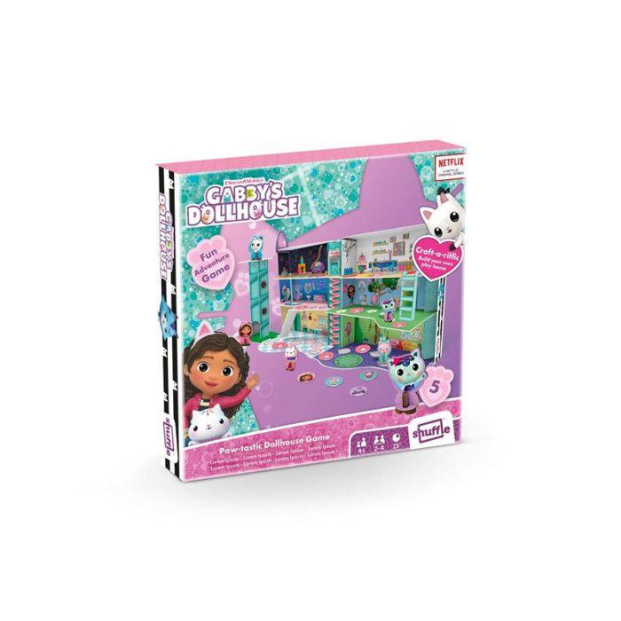 Jeu d'ambiance 3D Shuffle Gabby et la maison magique Le Jeu Chat tastique