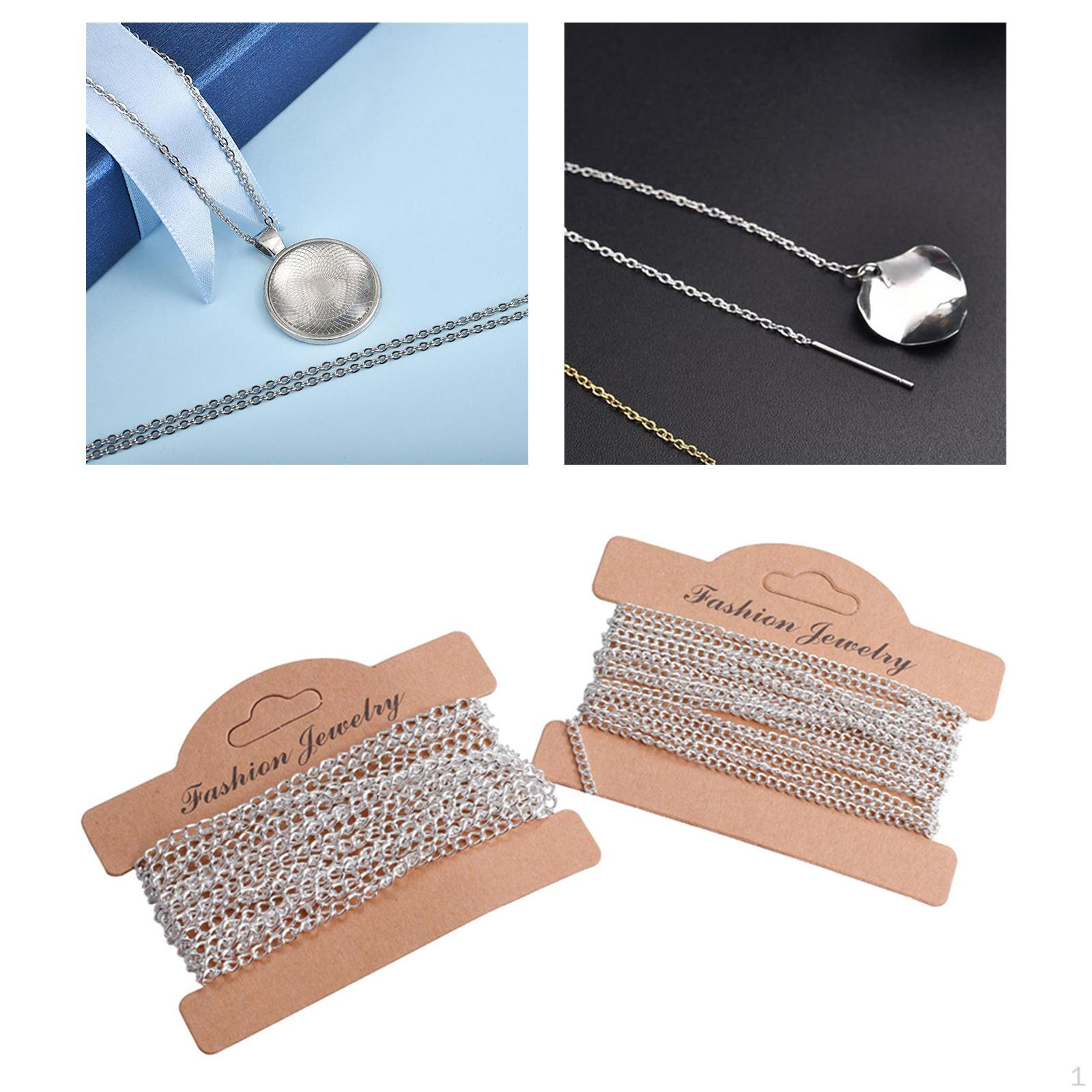 

Twisted Link Chain DIY Jewelry Making Findings Crafts Tools Curb Cable 1Color