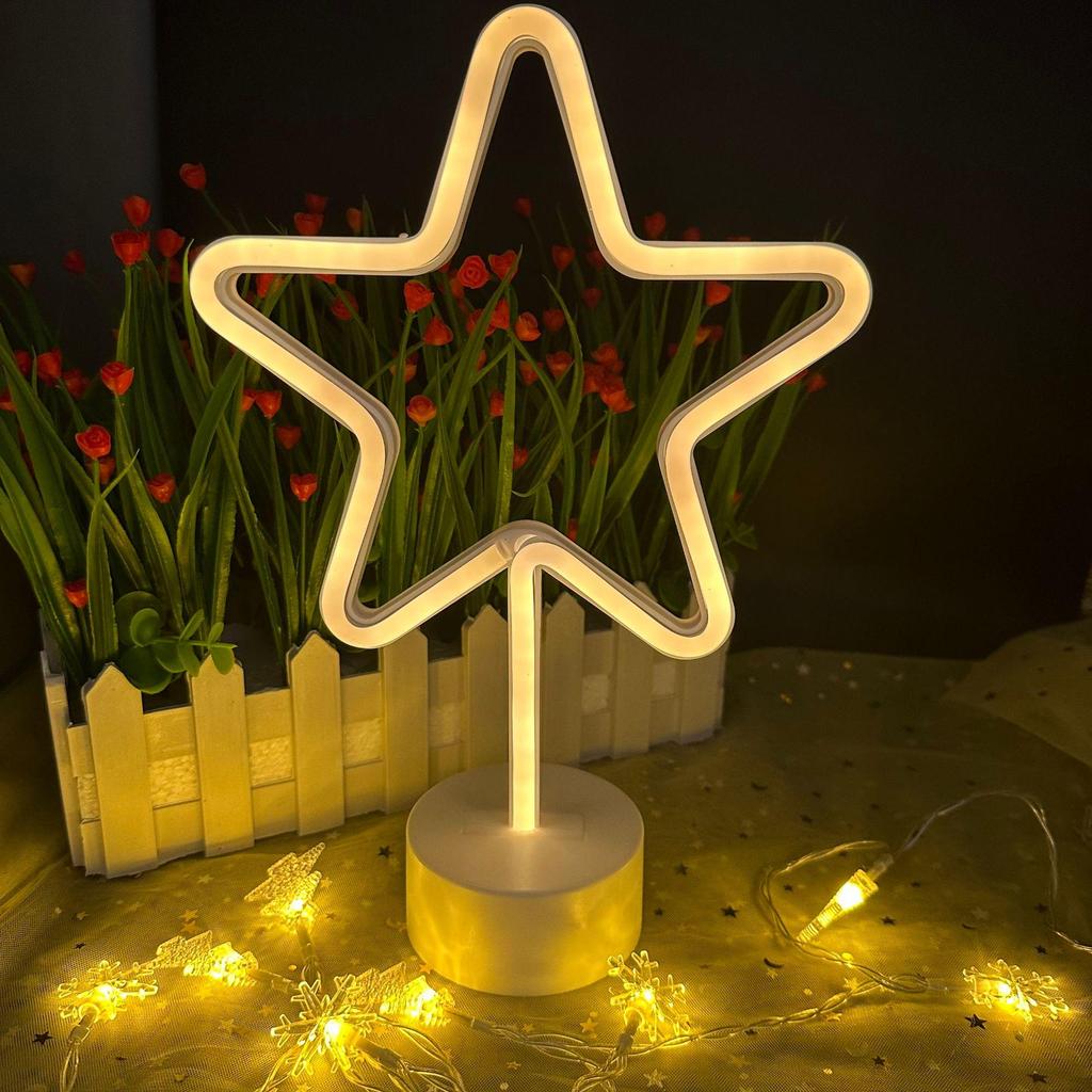 LED Planet Neon Light – Creative Rainbow-Shaped Table Lamp for Room Décor and Atmosphere
