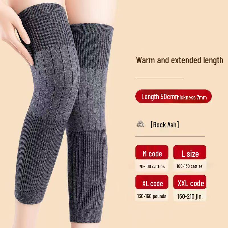 Unisex Non-Slip Thickened Knee Warmers for Autumn/Winter