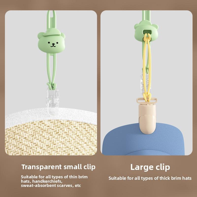 Tragbarer Silikon-Hutclip für Reisen, Hut-Organizer-Haken für Rucksack