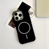 Applicable To Apple iPhone17promax Mobile Phone Case, Thin Ring Soft Sand 17Air Magnetic Suction 16Pro Anti-drop Protective Case