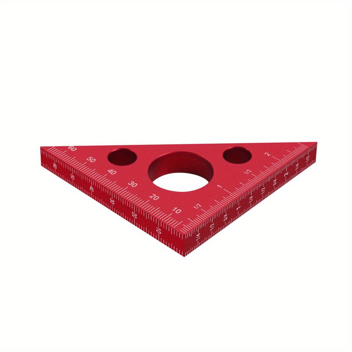 

Алюминиевый угловой угольник Деревообрабатывающий угольник Треугольный угольник Шкалы Слесарный Плотницкий угольник Инструменты для измерения высоты Калибр красный