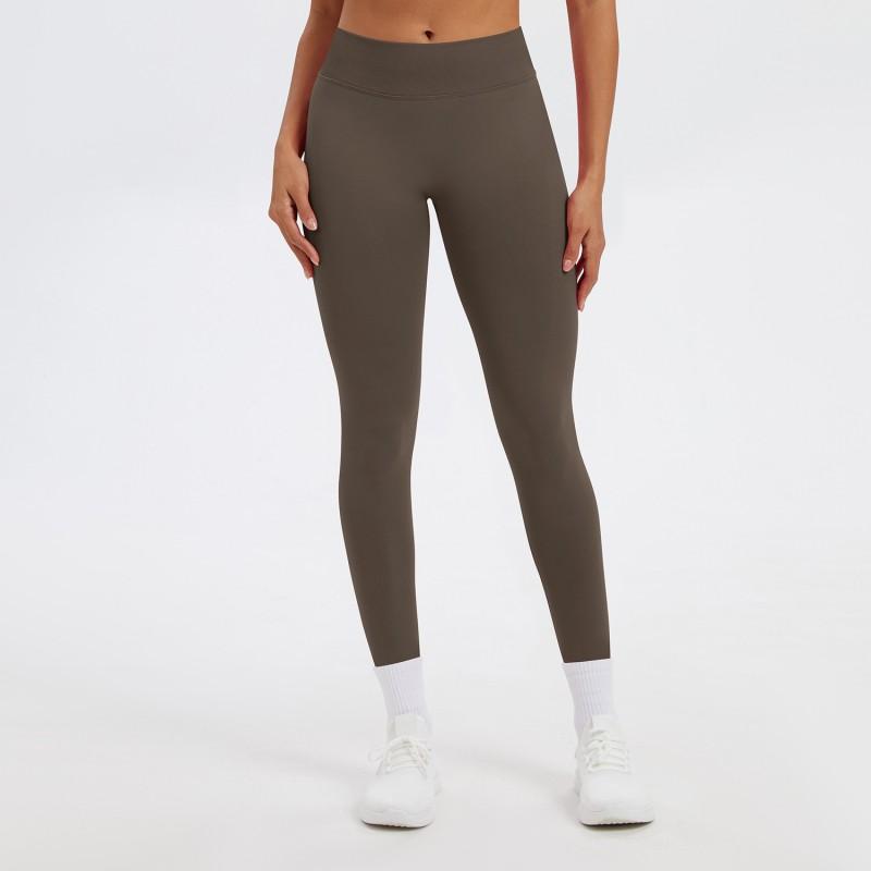 High-Waisted Seamless Yoga Leggings With Butt-Lifting Support Stretchy Workout Pants Women