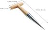 NUSITOU Ergonomic Garden Drill Wooden Handle Manual Soil Auger for Seedlings Garden Plants