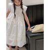 Baumwolle Mittel Bis Groß Kinderkleidung Spitze Weißes Kleid Mädchen Prinzessin Klein Frisch Westenkleid Sommer